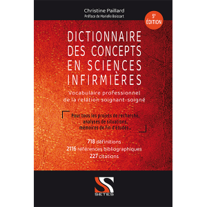 Dictionnaire Des Concepts En Sciences Infirmieres Editions Setes